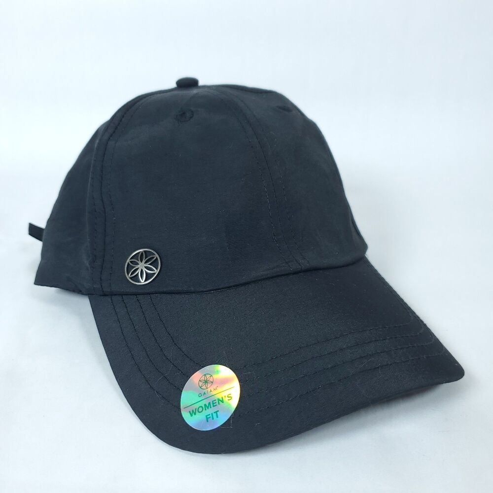 Gaiam Classic Fitness Hat Black Workout Cap